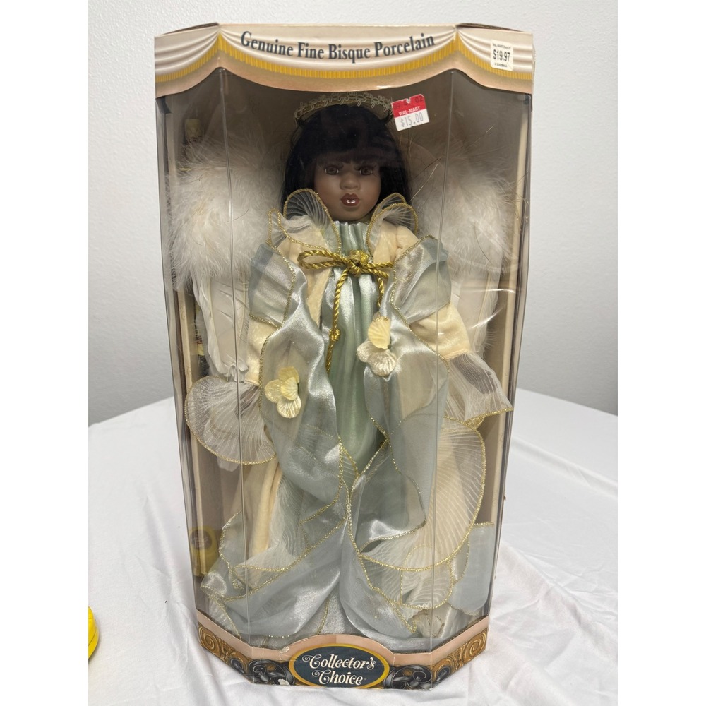 Collector's Choice Limited Edition Bisque Porcelain Angel Doll 18.5" X240599AA